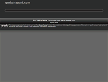 Tablet Screenshot of gurkanapart.com
